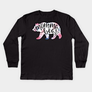 Momma Bear Kids Long Sleeve T-Shirt